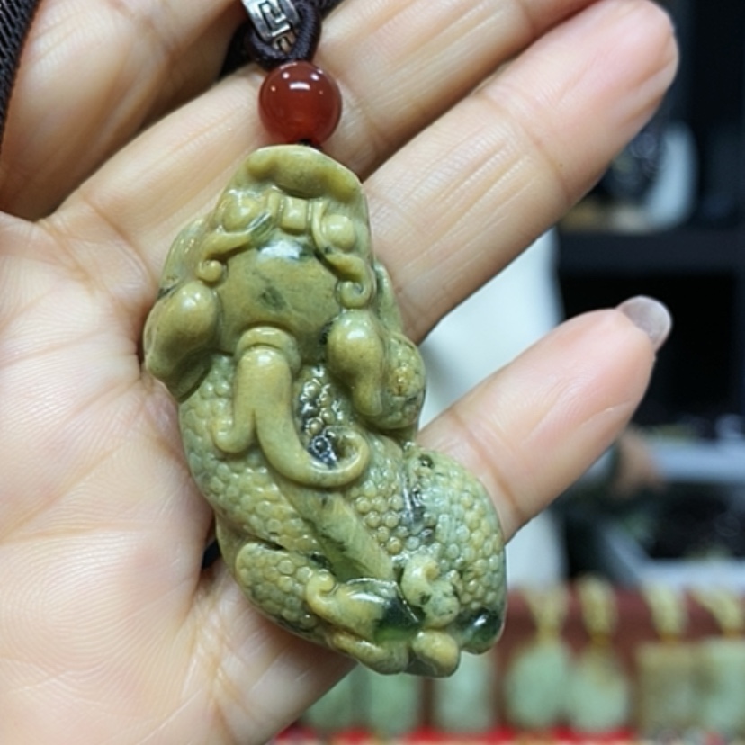 【闪购商品】岫玉挂件未镶嵌