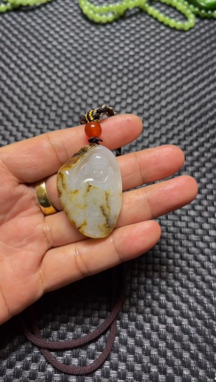 【闪购商品】和田玉挂件未镶嵌籽料挂件一个