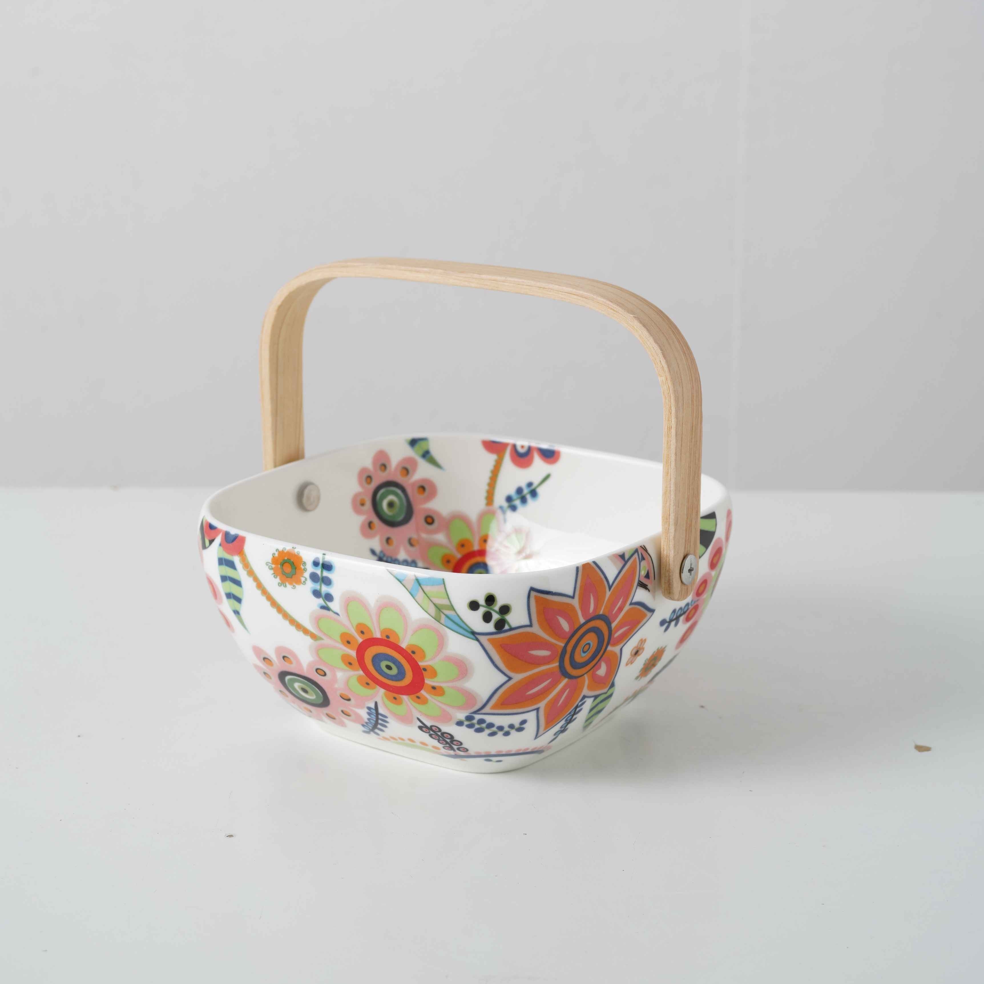 蝶恋花小号水果碗家用