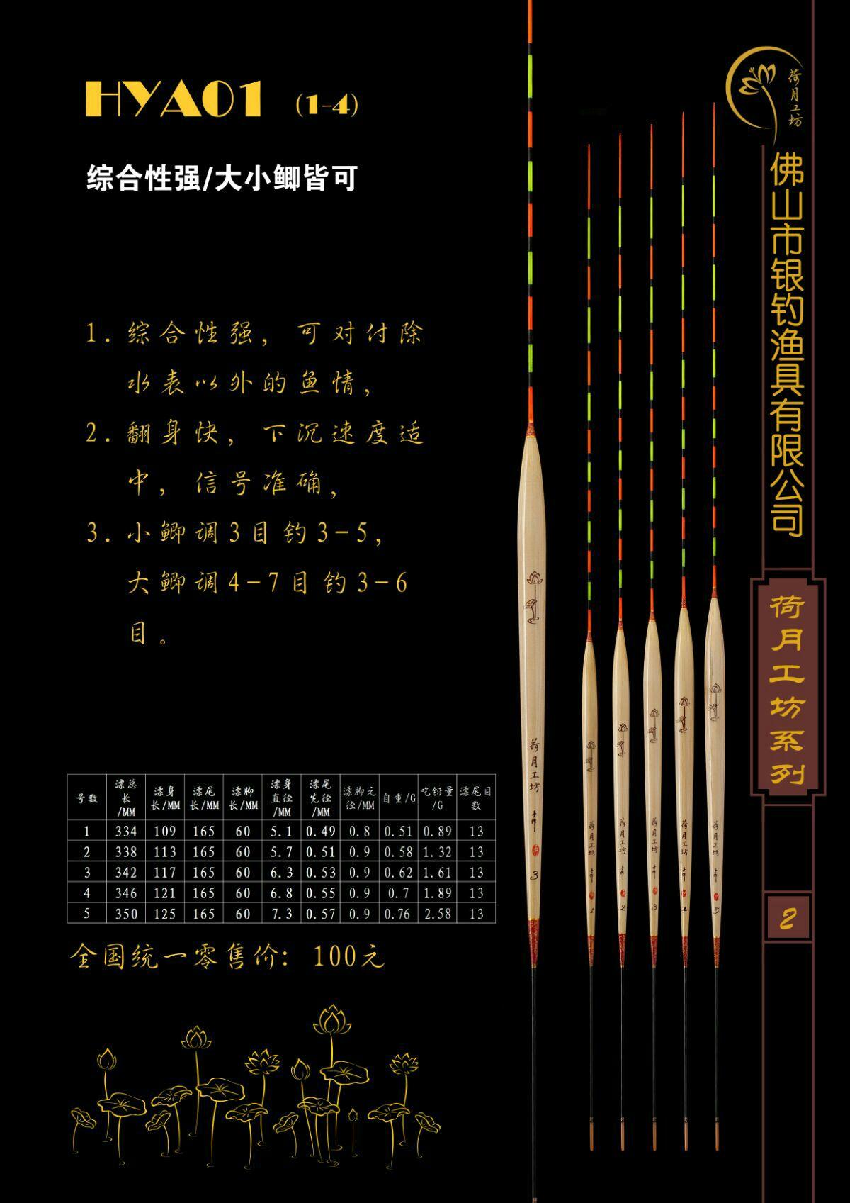 荷月工坊HYA01。.综合性强，大小鲫鱼皆可。