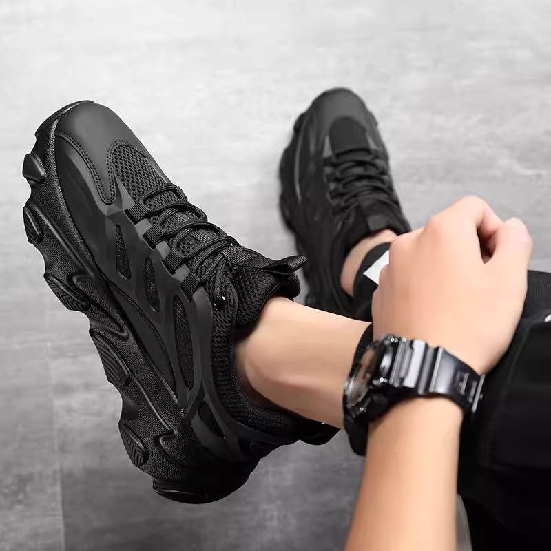 跑步鞋男冬季新款专业竞速耐磨休闲运动鞋高帮鞋男士时尚夏季潮流