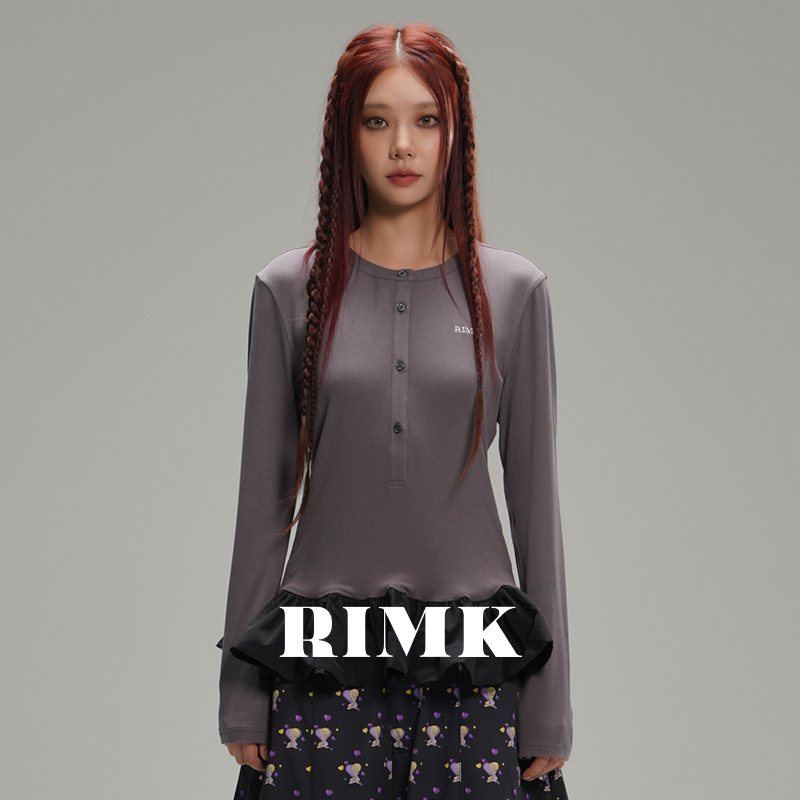 RIMK24FW亨利衫蓬蓬裙上衣020