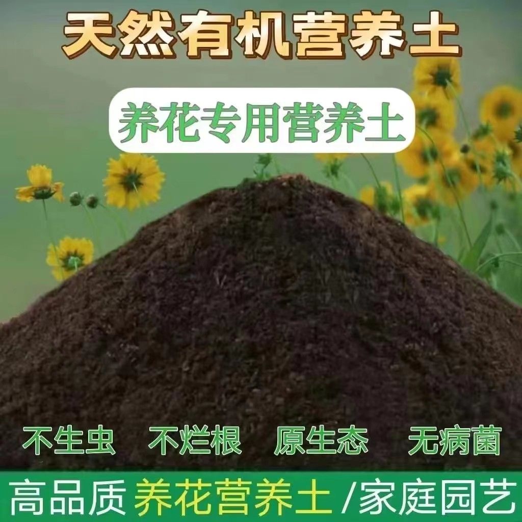 育苗松针腐殖通用型有机营养土养花营养土花卉盆栽专用土种花种菜