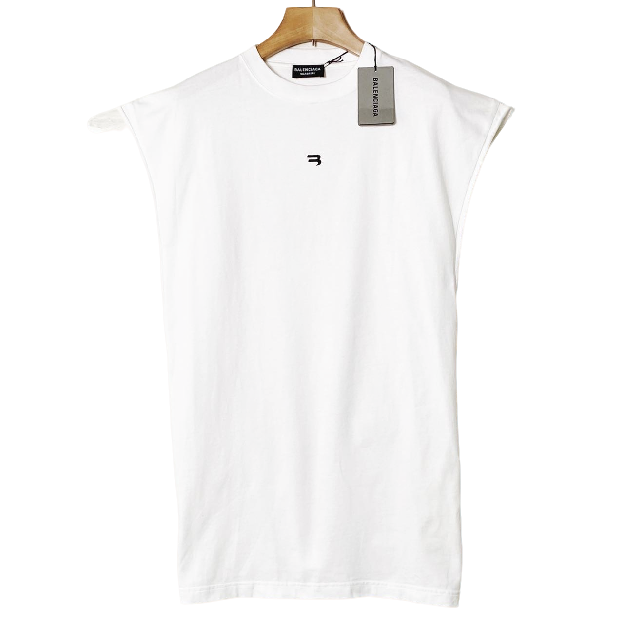 Balenciaga/巴黎世家 时尚 logo刺绣 背心/M码/新带吊/XG-Y20401