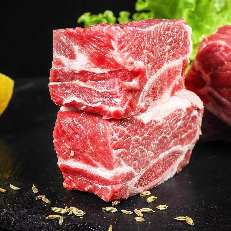 【清真】甘肃临夏散养草原新鲜牛肉冷链原切牛排大块5-10斤黄牛肉