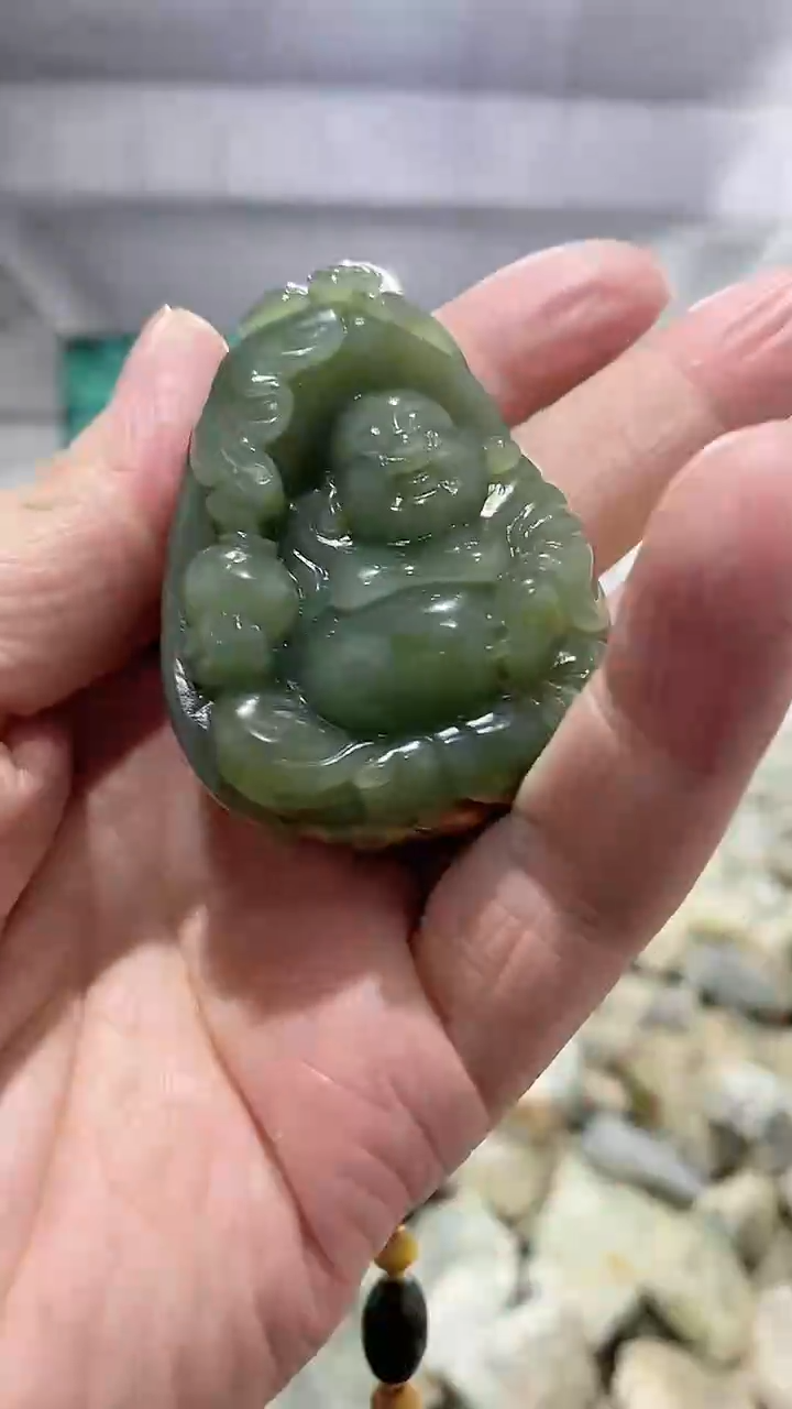 【闪购商品】岫岩河磨玉（透闪石质玉）颈饰未镶嵌吊坠
