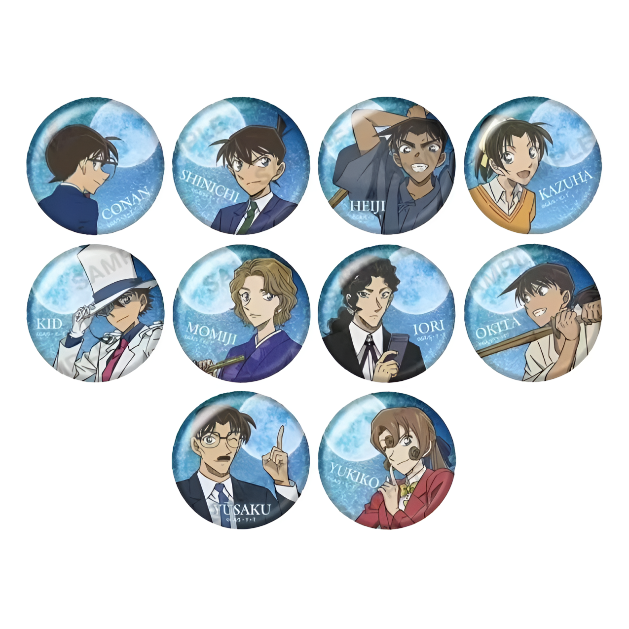 【拆盒】名侦探柯南月色闪vol.4徽章【国潮玩具】【拆开不支持退换】