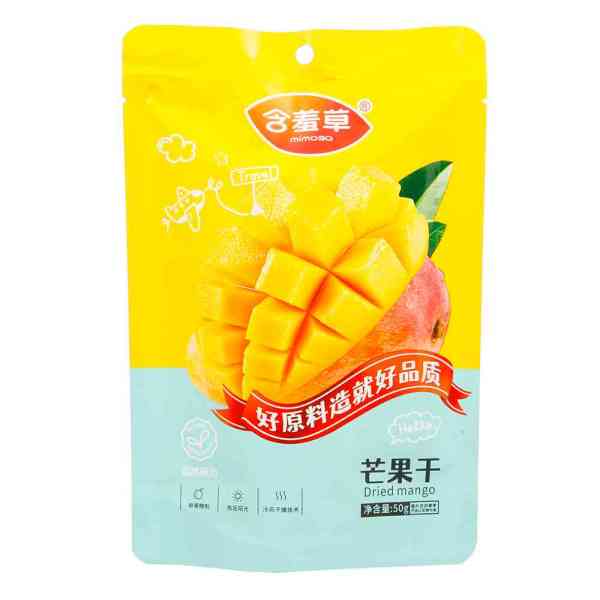 无品牌含羞草芒果干【果脯类】50g/袋