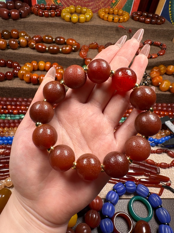 玛瑙手串 玛瑙手链 卡19+