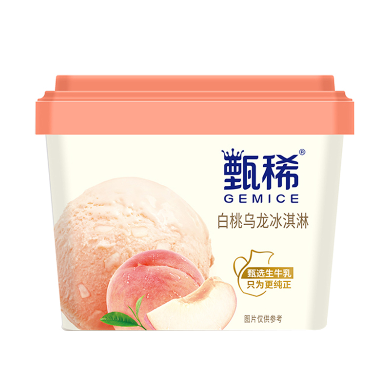 伊利甄稀白桃乌龙冰淇淋 270g