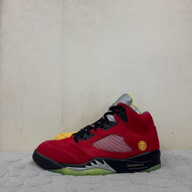 95新 AIR JORDAN 43码/aj5红黄鸳鸯/原盒/蓝球鞋/95新
