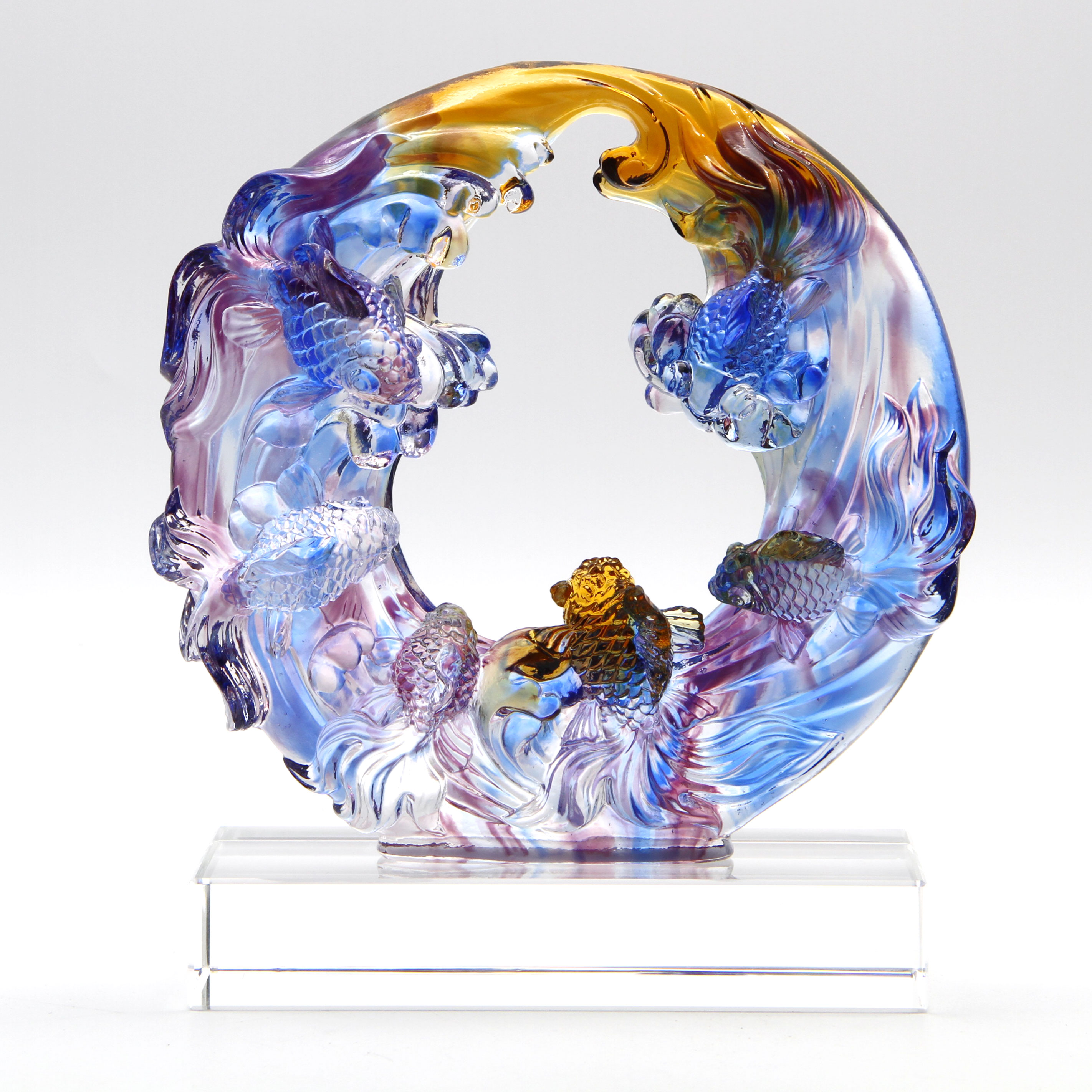 《福禄有余》中式高档纯手工 工艺品家居摆件 现代酒柜轻奢摆件