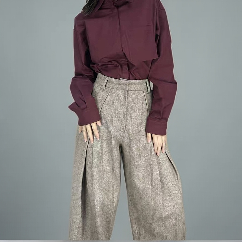 百搭休闲复古小众女装上衣打底