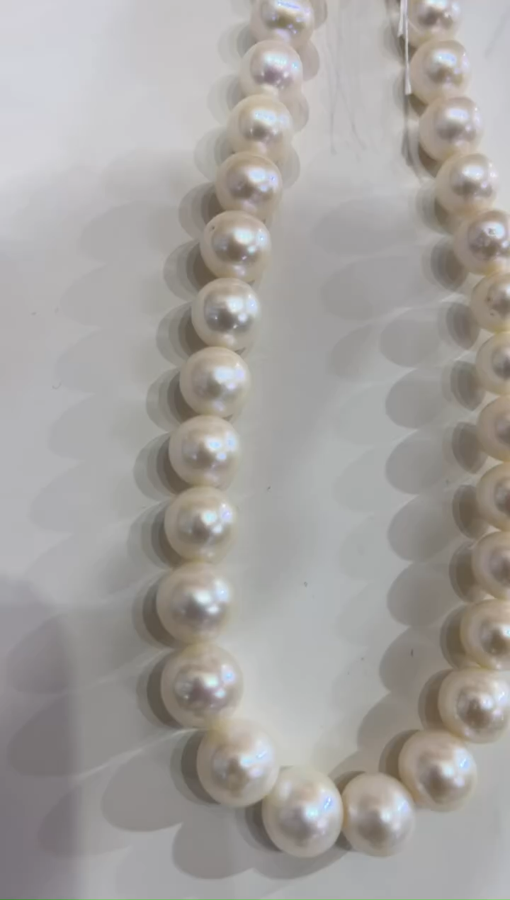 【闪购商品】淡水珍珠颈饰未镶嵌11-12mm无核全珠链