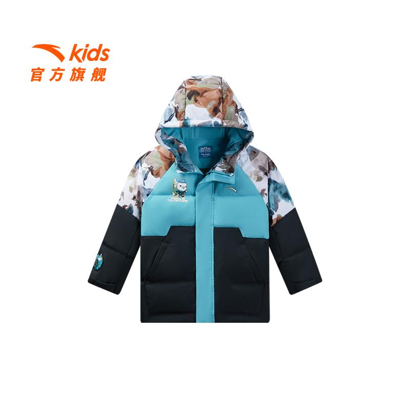 热返Ⅲ儿童中长款羽绒服男小童冬季男童滑雪眼镜加厚外套352519904