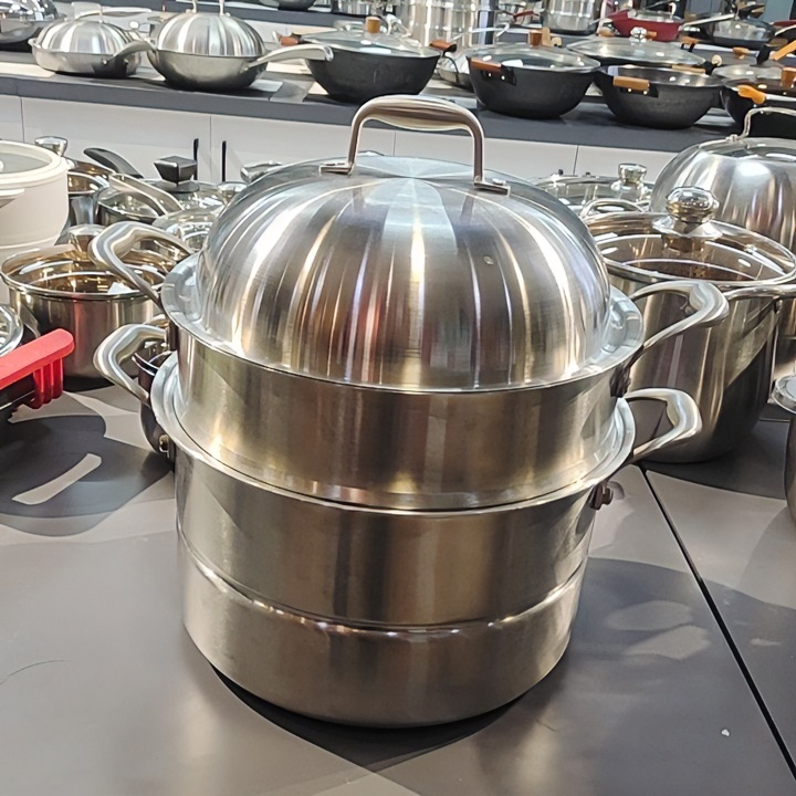 新品】vitasana/维塔赛娜格瑞斯系列316不锈钢蒸锅