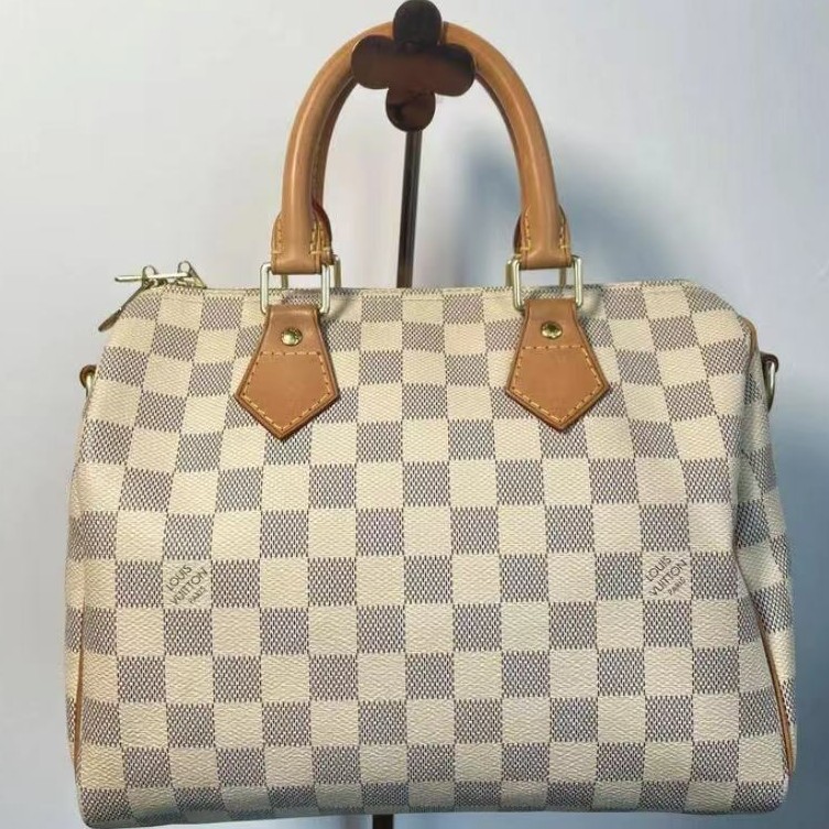 95新 LouisVuitton/路易威登 莉哥精选/单肩包/第一个/sp25棋盘格