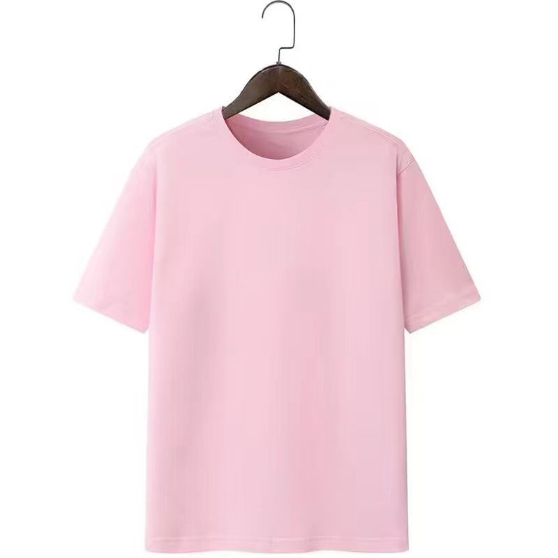 【zf】T恤女休闲宽松夏季简约百搭纯色圆领