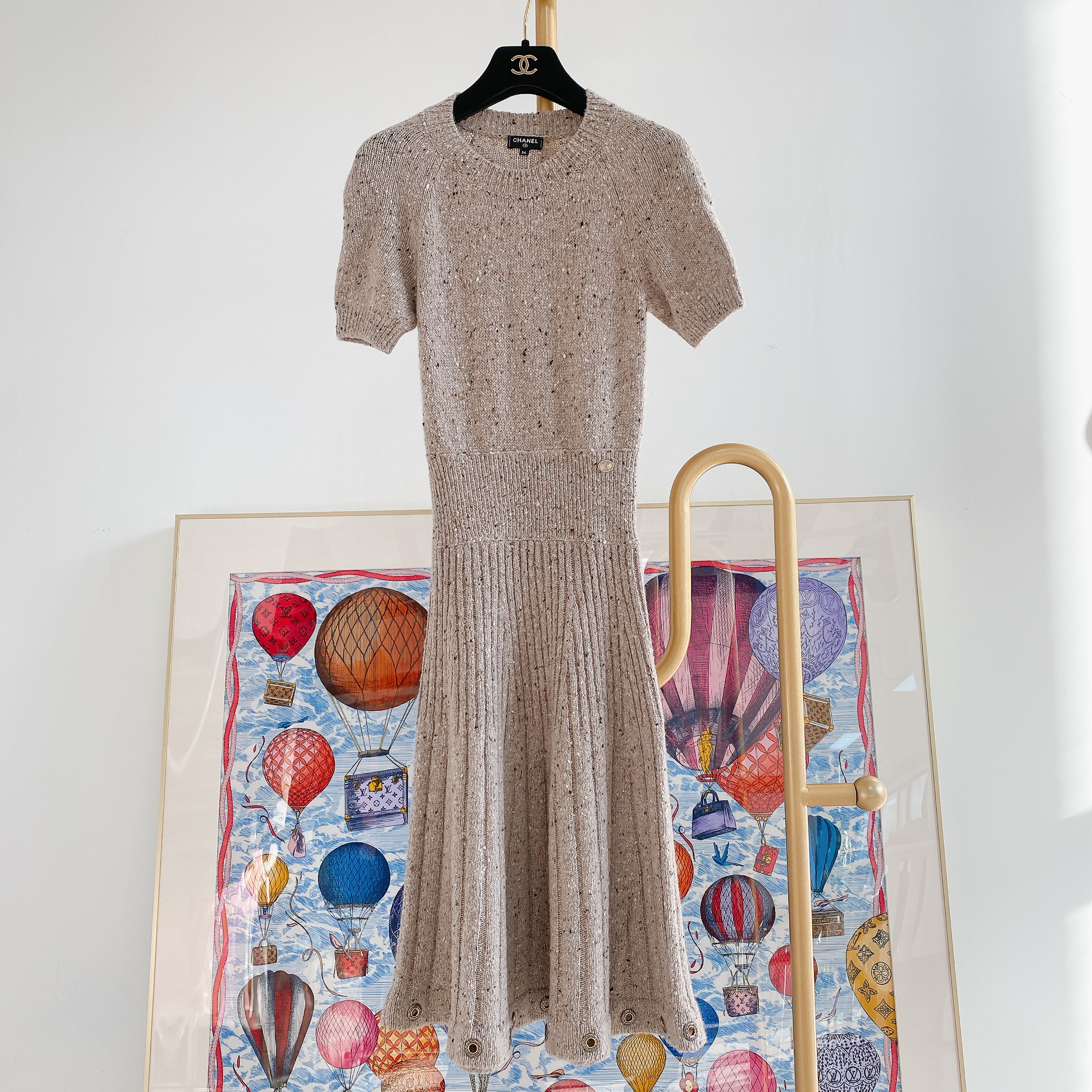 95新 Chanel/香奈儿 【CHANEL】#香奈儿 针织连衣裙