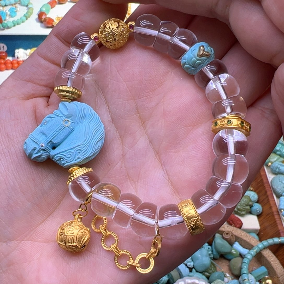 绿松石手链未镶嵌手链