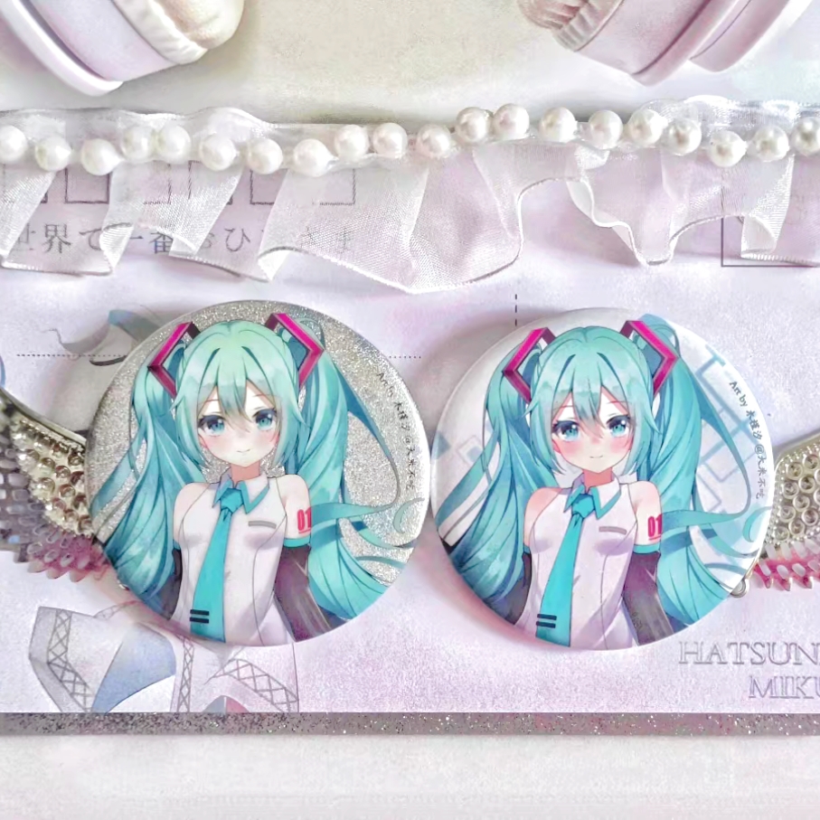 〔初始之音〕 初音未来同人周边徽章  画师稿件授权 包邮