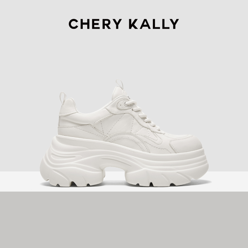 【张小婉同款】cherykally厚底休闲鞋老爹鞋女高级感女士流行鞋子