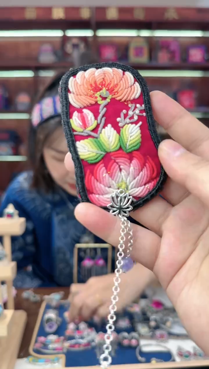 【闪购商品】刺绣织绣509刺绣发夹