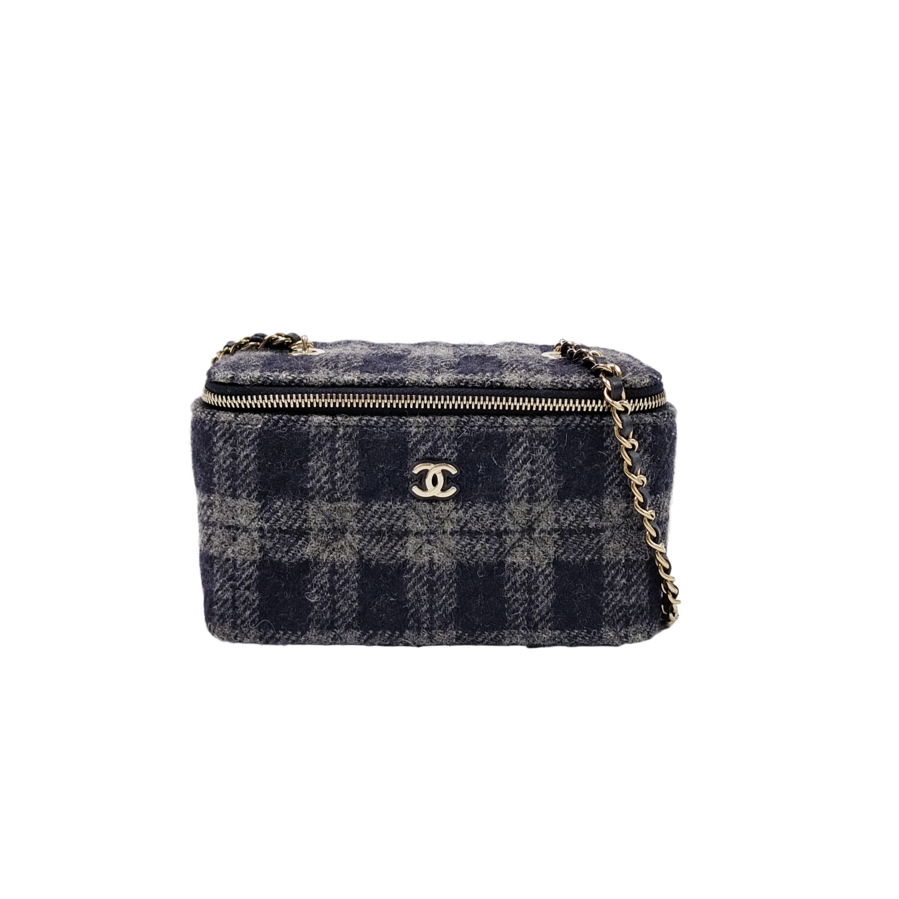 95新 Chanel/香奈儿  安洁利严选经典长盒子化妆包/BK0124815