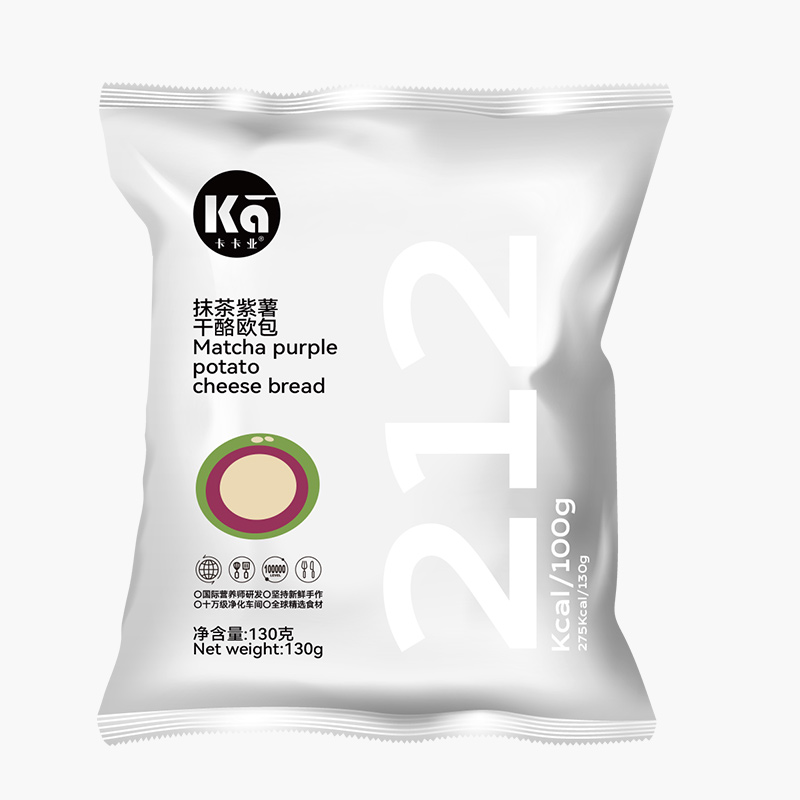 抹茶紫薯干酪欧包