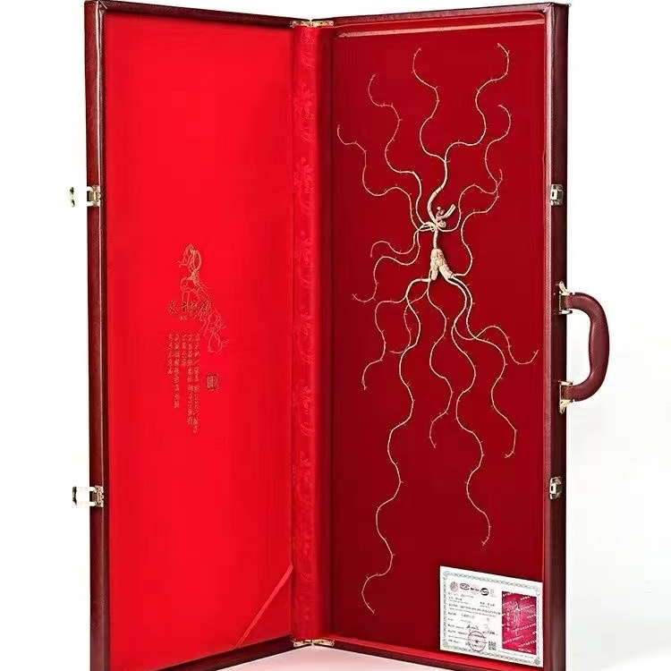 80cm林下参礼盒拍五发六（人参可直播间现场选货）链接图片仅供参考