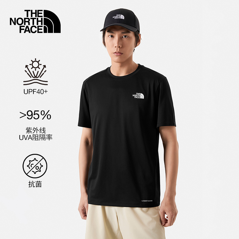 THE NORTH FACE/北面短袖男吸湿透气UPF防晒衣户外春季新款|83TO