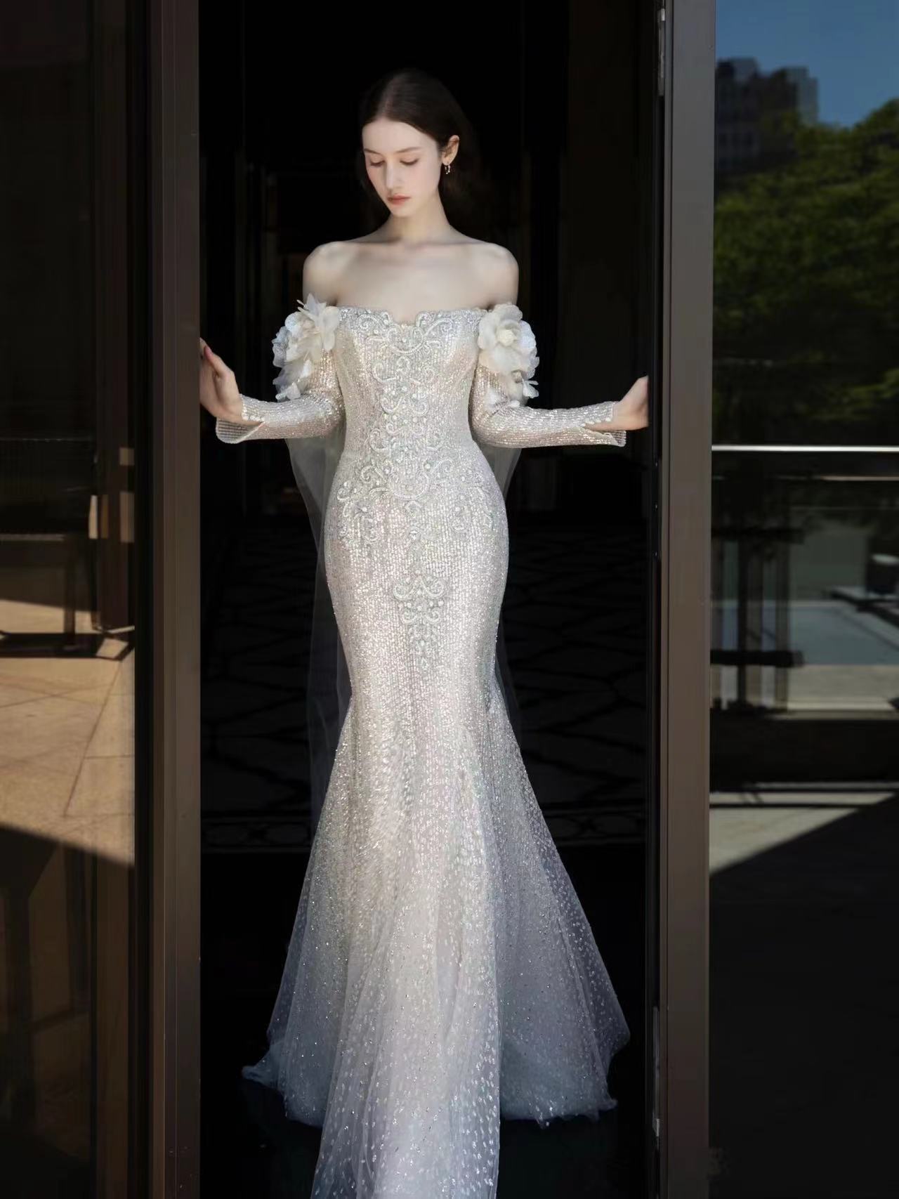 -运费到付-礼服样衣 默认瑕疵（NO 退 NO 换，直播间选款）