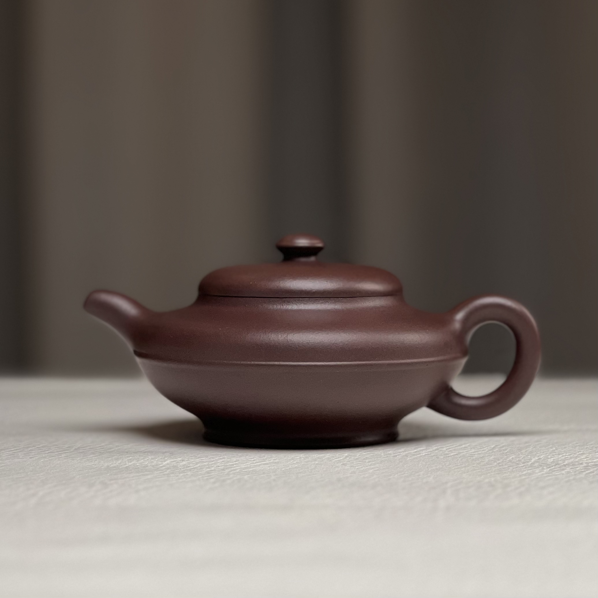 李渊全手工《大亨线圆》紫砂壶