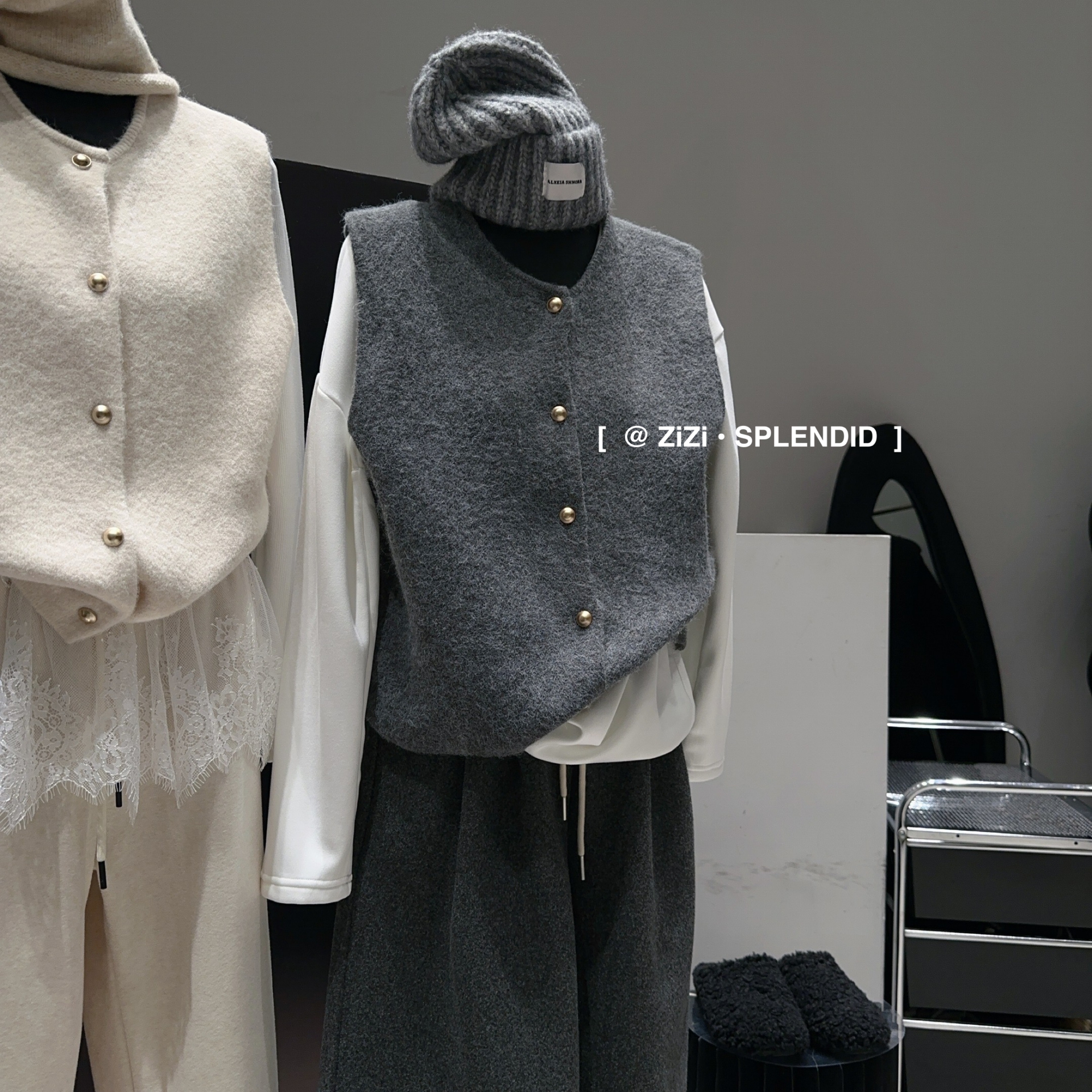 ZIZI （3081#）小香风气质百搭马甲