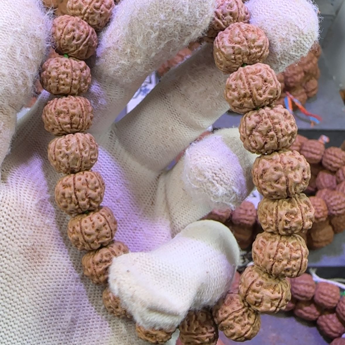 【闪购商品】金刚菩提手串6瓣南瓜树王14左右