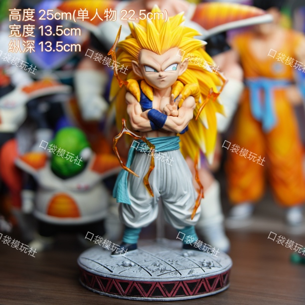 【LK厂现货实拍】25cm 超三悟天克斯 手办模型摆件