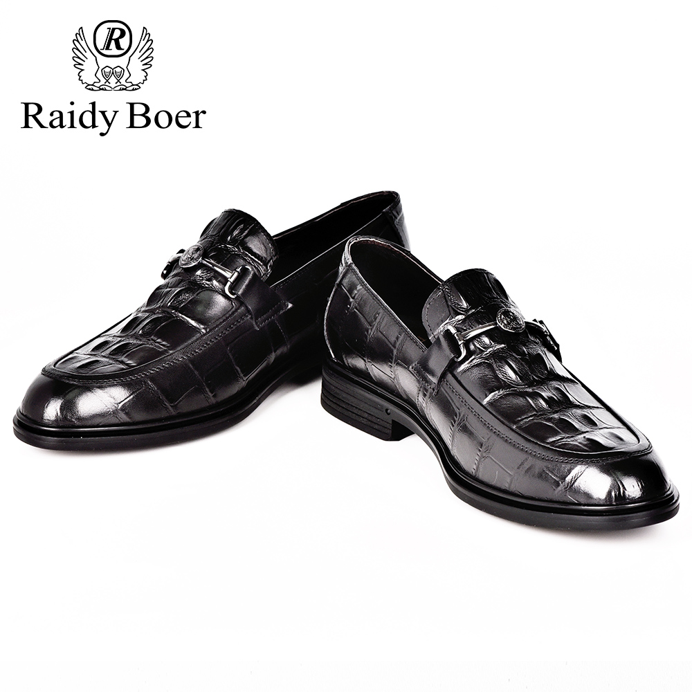 Raidy Boer/雷迪波尔2020年秋冬男士时尚牛皮休闲皮鞋1005-70