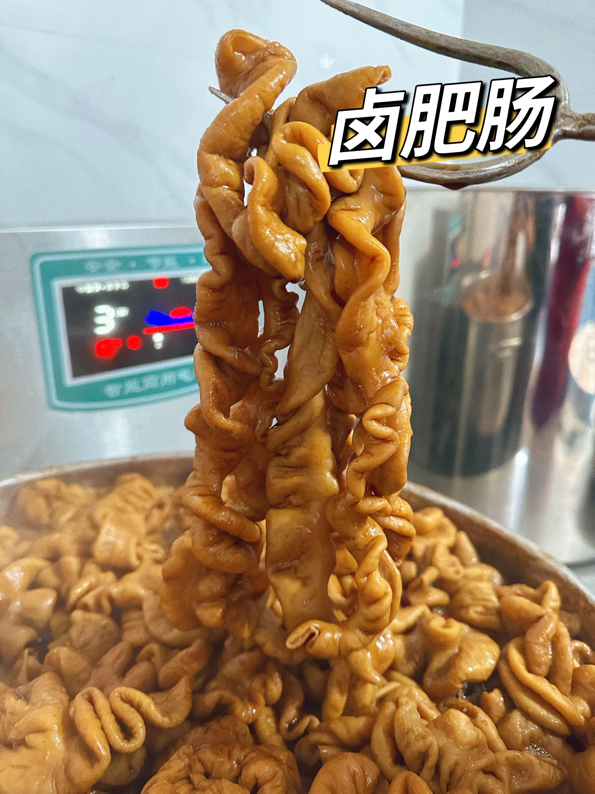 搬经东盛卤肥肠全熟现卤现捞开袋即食顺丰发货