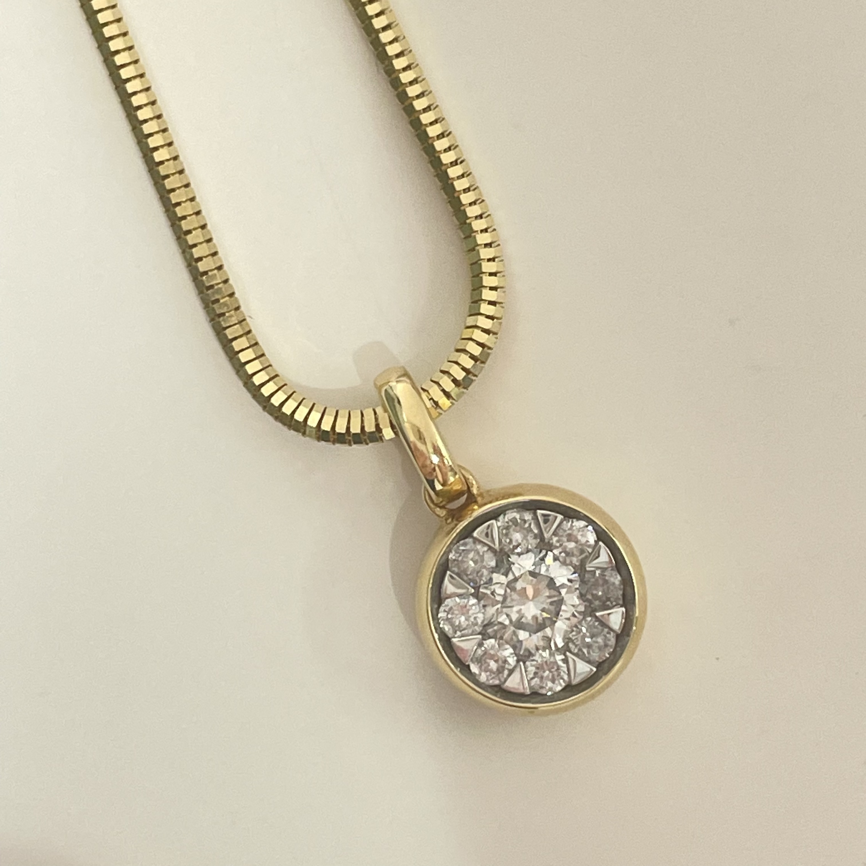 【合成/培育】【金禧禧】18k金吊坠泡泡（不含链）