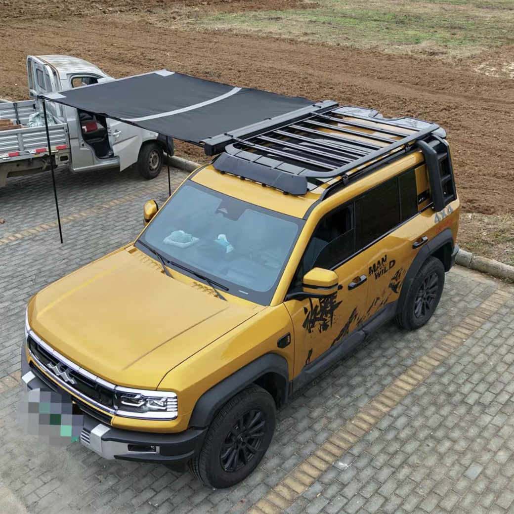 方程豹5车顶平台拓展改装豹8行李框架侧爬梯书包天幕越野车配件