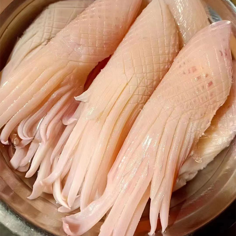 【净重】爽脆火箭鱿鱼商用冷冻深海水发鱿鱼重庆火锅烧烤食材