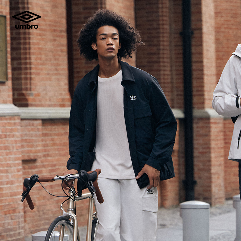 Umbro/茵宝都市型格衬衫外套户外防泼水春季夹克男款U2124430702