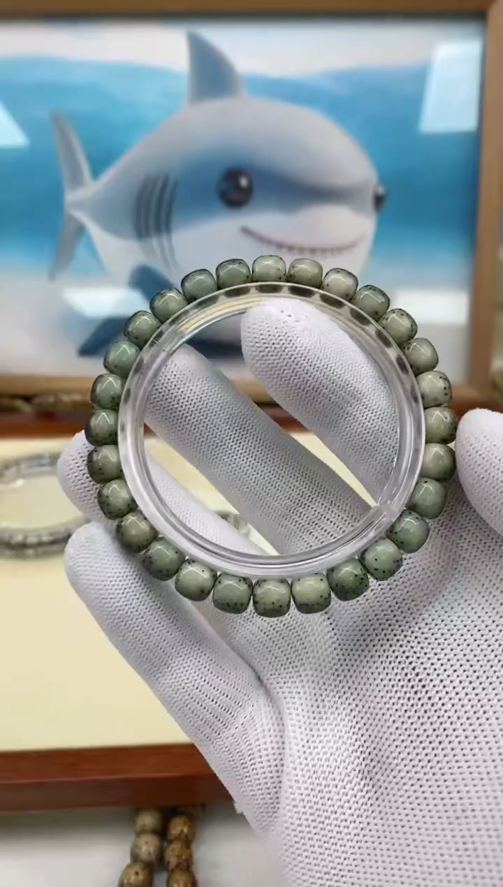 【闪购商品】星月菩提手串118 玉化河豚 8*7mm 礼盒