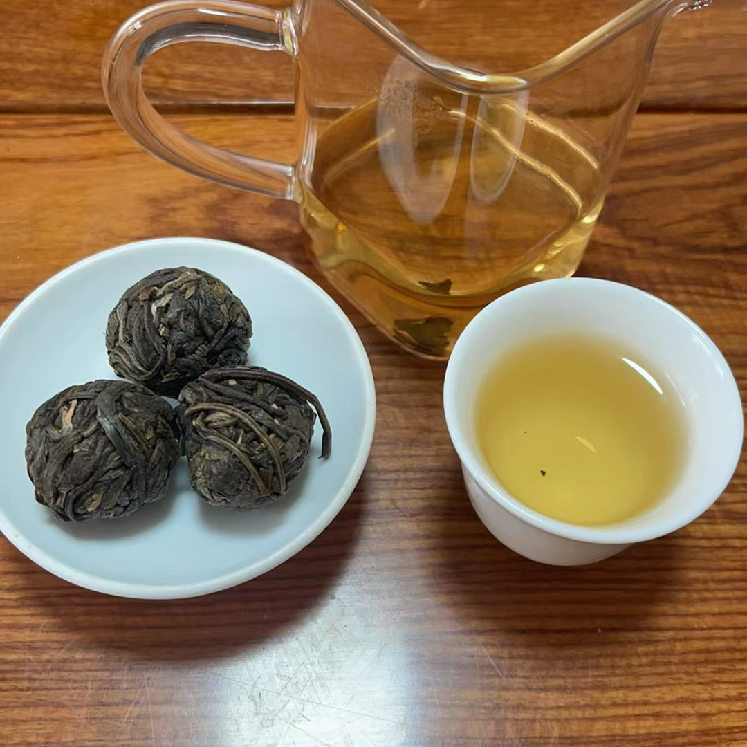 【昔归龙珠】昔归---手搓龙珠200g---普洱生茶