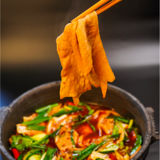 贵州农家豆腐皮劲道老豆皮干货火锅食材炒菜凉拌豆皮