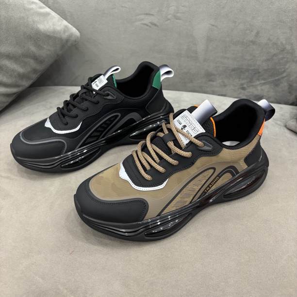 【圣帝罗兰】2024新款男式休闲运动舒适轻便透气运动鞋