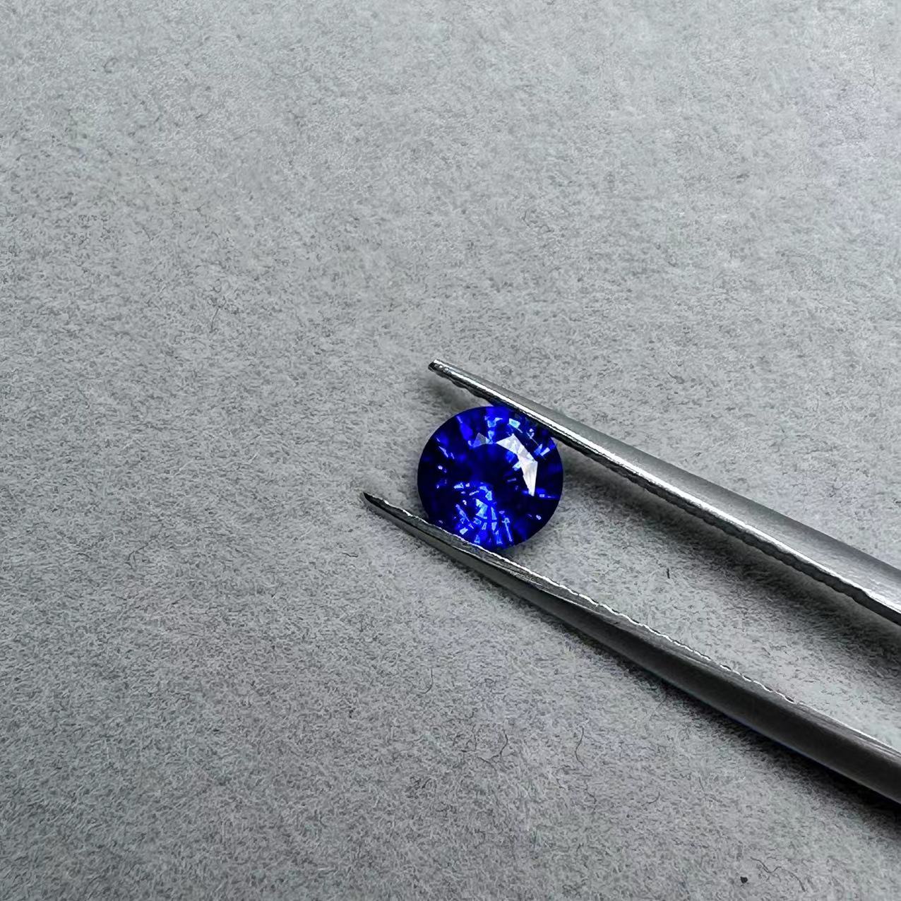 3112s-04/皇家蓝蓝宝石/圆形/1.02ct