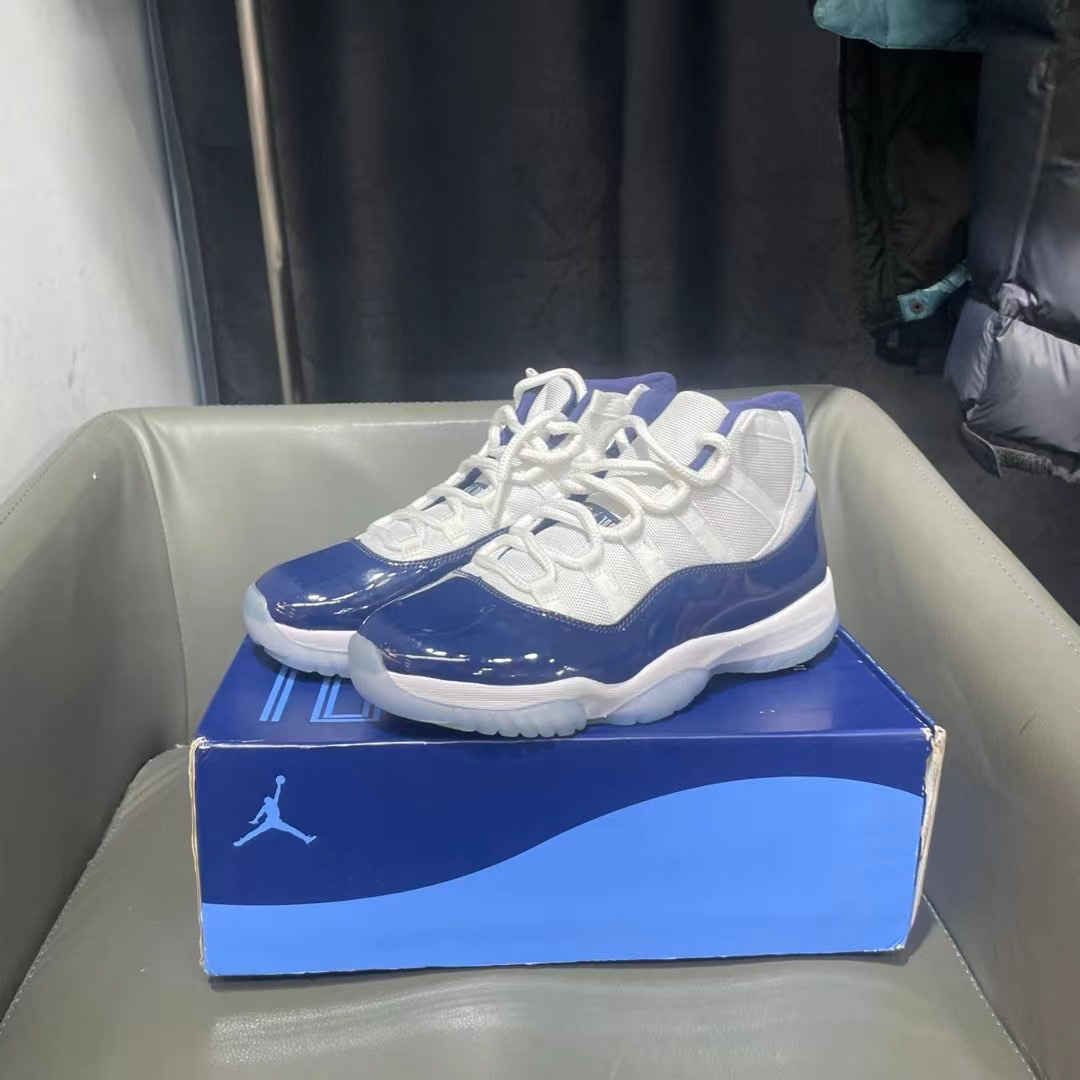 捡漏41码全新 AJ11 unc 北卡蓝 全新原盒1299秒杀！平台半价！球鞋
