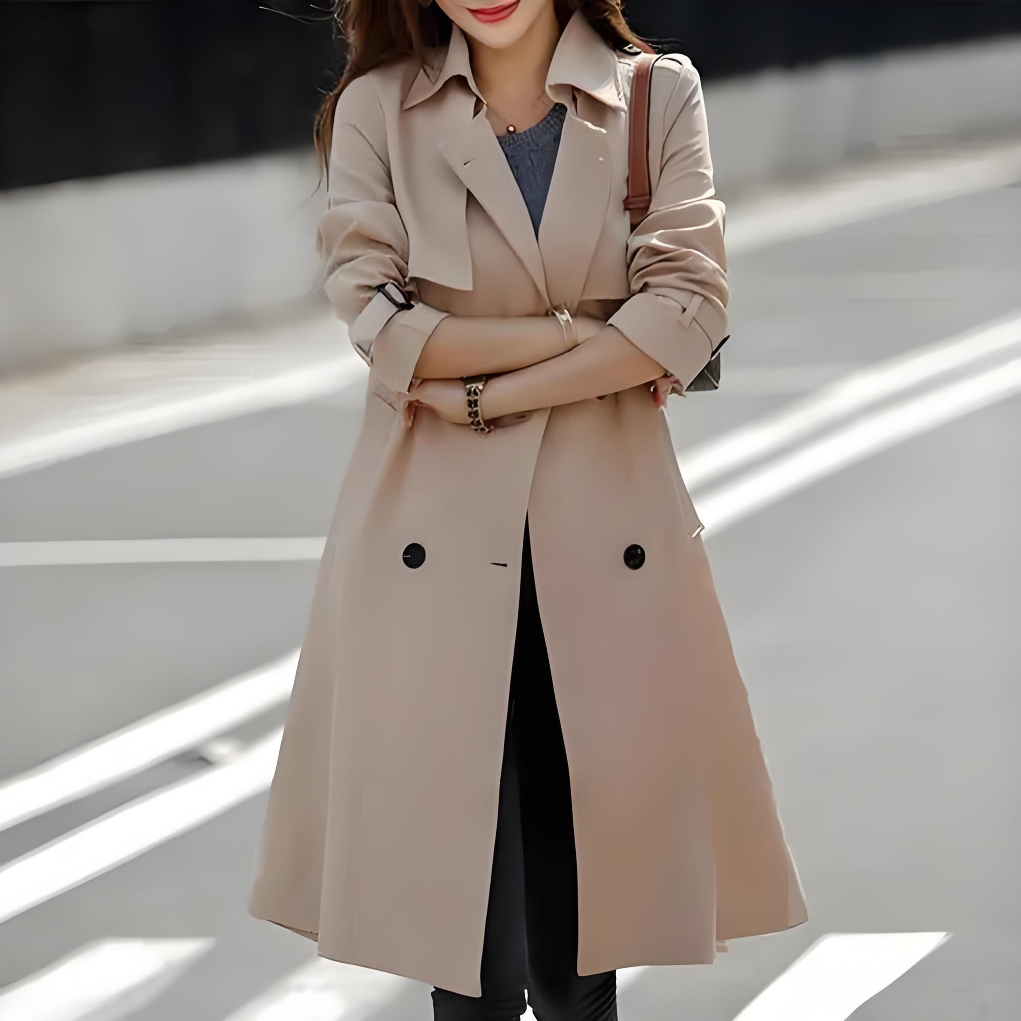 (直播看款）气质百搭潮流女装显瘦小个子时尚收腰韩版过膝秋季系带