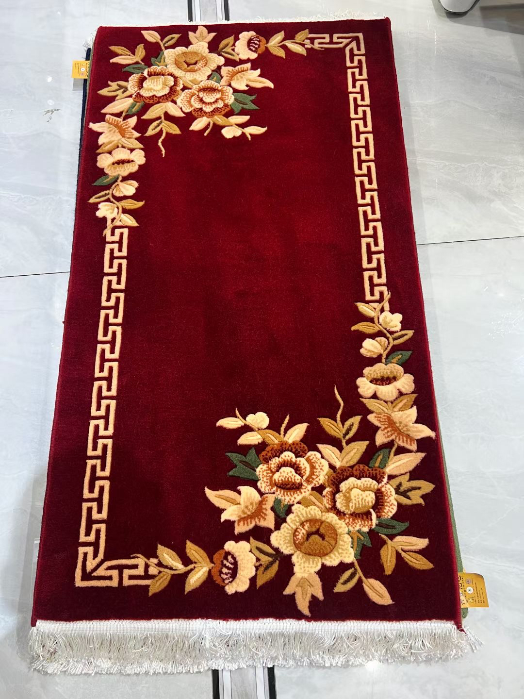 拜毯地毯客厅地垫羊毛地毯羊毛卧室长条家用欧式